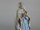 Große Alte Porzellanfigur Heiligenfigur Maria Muttergottes,  Madonna,  Nd De Lourdes Nach Form & Funktion Bild 1