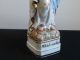 Große Alte Porzellanfigur Heiligenfigur Maria Muttergottes,  Madonna,  Nd De Lourdes Nach Form & Funktion Bild 2