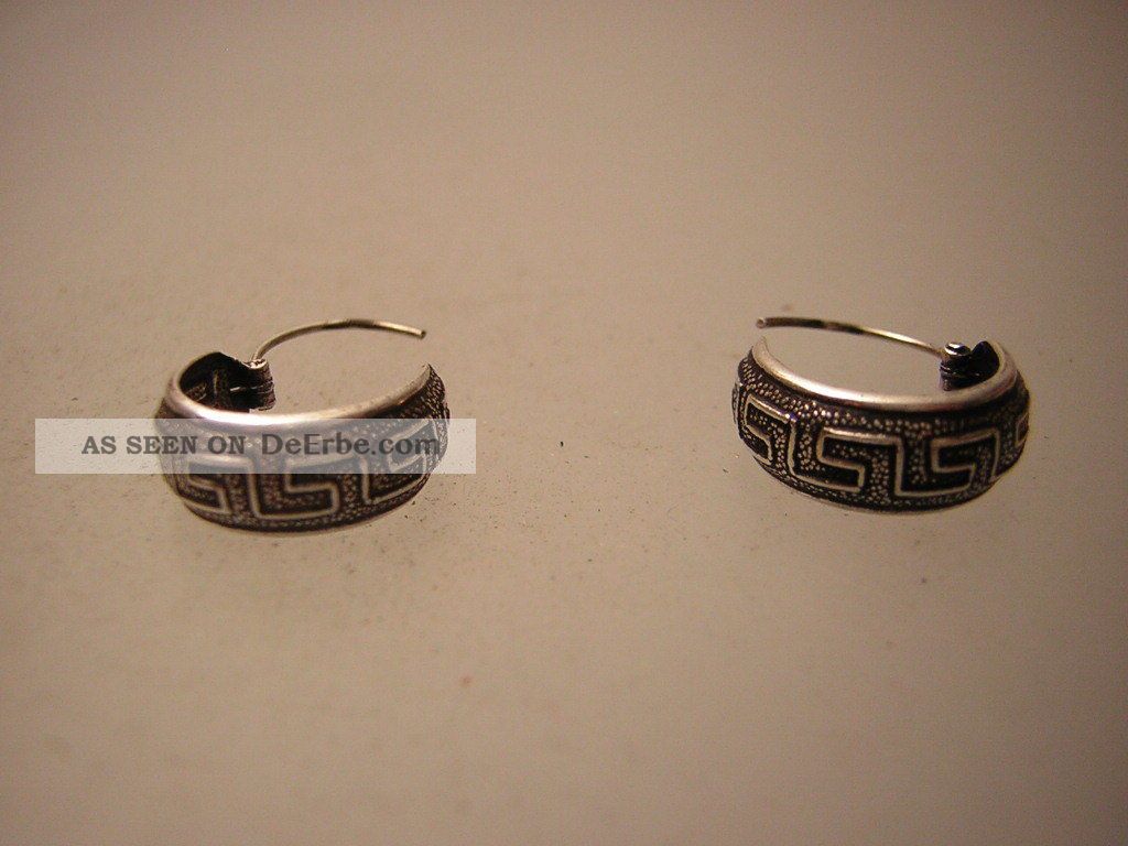 Silber Ohrringe Aus Nepal (silver Earing) Entstehungszeit nach 1945 Bild