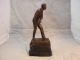 Skulptur Von Otto Schmidt - Hofer (1873 - 1925) Bowling Man 1900-1949 Bild 7