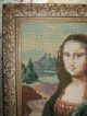Gobelin Stickbild Bild Mit Holz Rahmen Motiv Mona Lisa Teppiche & Flachgewebe Bild 5