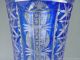 Nachtmann Riesige Alte Vase Kristallglas Überfang Blau 35 Cm Kristall Bild 3