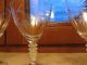3 Alte Gläser Weißweingläser Weingläser Weisswein Glas Kristall 50er/60er Jahre? Kristall Bild 3