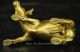 Chinese Pure Bronze Copper Feng Shui Wealth Money Ox Bull Art Statue Ld04 Volkskunst Bild 7