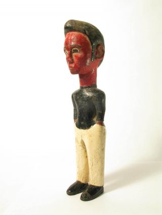 Alte Baule Figur Colon Old Baoule Figure Otherworld Mate Elfenbeinküste Afrozip Bild