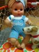 Seltener Puppenlaufstall 60er Jahre,  Babypuppe Matell,  Alter Steifterrierer Puppen & Zubehör Bild 1