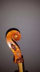 4/4 Alte Geige Violine Old Violin Mit Zettel Presenda Cello Bratsche Violoncello Musikinstrumente Bild 7