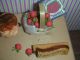 1:24 Zwei Dutzend Tomaten Im Spankorb/puppenstube/blumenladen/catrichen 1:24 Nostalgieware, nach 1970 Bild 1