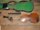 Alte Kaputte Geige,  Franz Hell Elmshorn Violine Ca.  60cm Mit Bögen Im Koffer Musikinstrumente Bild 1