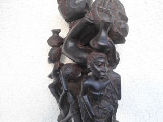 Sehr Alte Afrikanische Figur,  Ebenholz,  Anfang 20 Jh,  Antik,  Makonde Bild