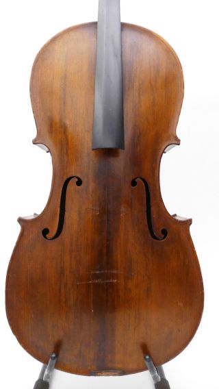 Antique Old Alte Antike Cello Francois Grevy A Paris No Violin Guitar Gitarre Bild