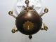 Empire Biedermeier Lampe Lüster Kronleuchter Bronze Teils Brünniert Mobiliar vor 1900 Bild 2