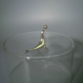 Ball Balancierender Seelöwe Seehund Alte 800 Silber Figur Miniatur Robbe Löwe Bild