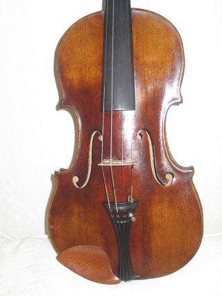 Alte Restaurierte Französische Meister Violine Geige Leon Bernargel 1899 Bild