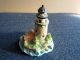 . Leuchtturm Miniatur.  Hoch Ca.  7 Cm,  Aus Polyresin,  Handbemalt. Maritime Dekoration Bild 1