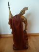Große Geschnitzte Holzfigur - Heiliger Florian - Heiligenfigur Skulpturen & Kruzifixe Bild 5