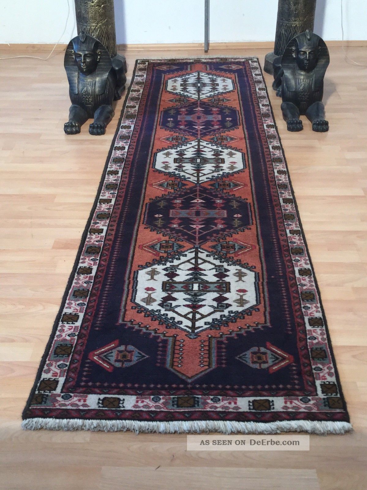 Sehr Schone Persische Handgeknüpftteppich Teppich 287 X 70 Cm Teppiche & Flachgewebe Bild