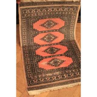Feiner Handgeknüpfter Orient Buchara Jomut Teppich Carpet Tappeto Tapis 65x100cm Bild