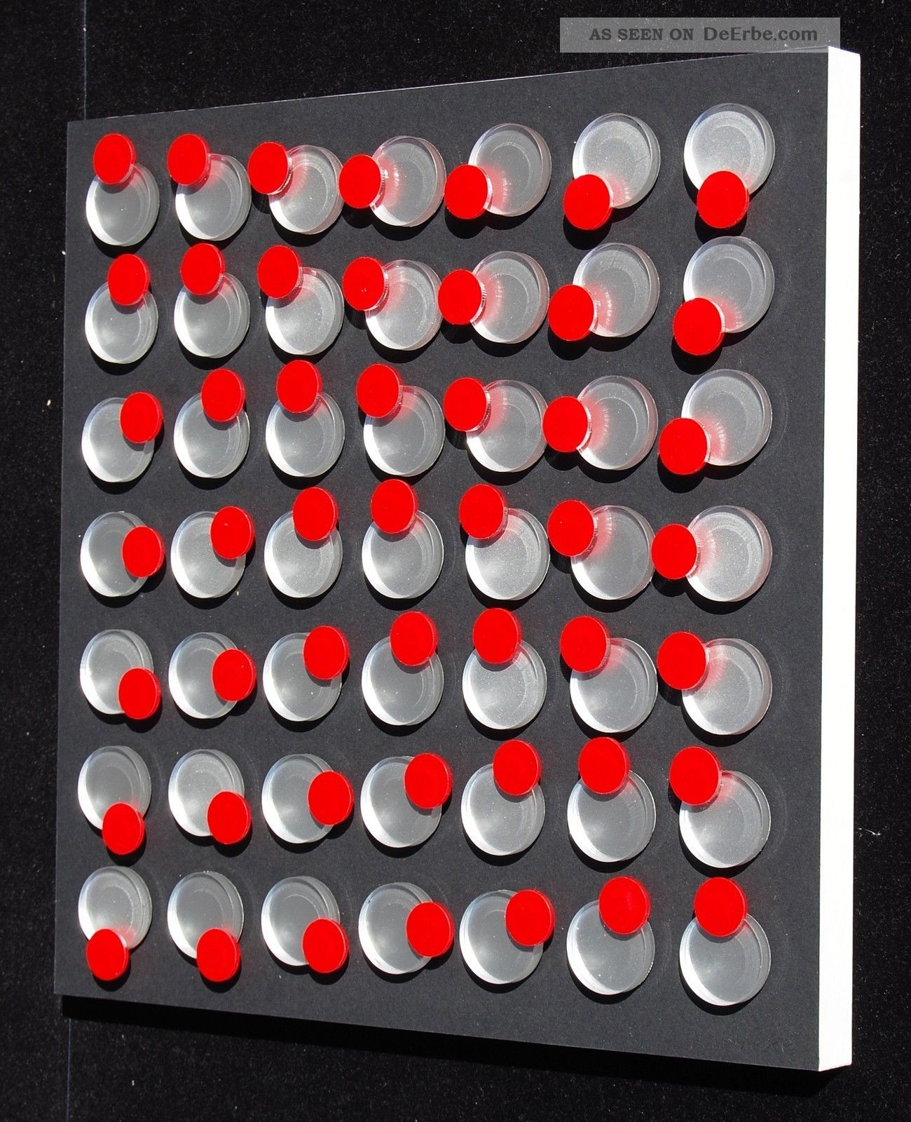Wandobjekt,  Konkrete Kunst,  Op Art,  Kunststoff,  Handsigniert,  H.  Heinecke,  D62 Originaldrucke 1950-1999 Bild