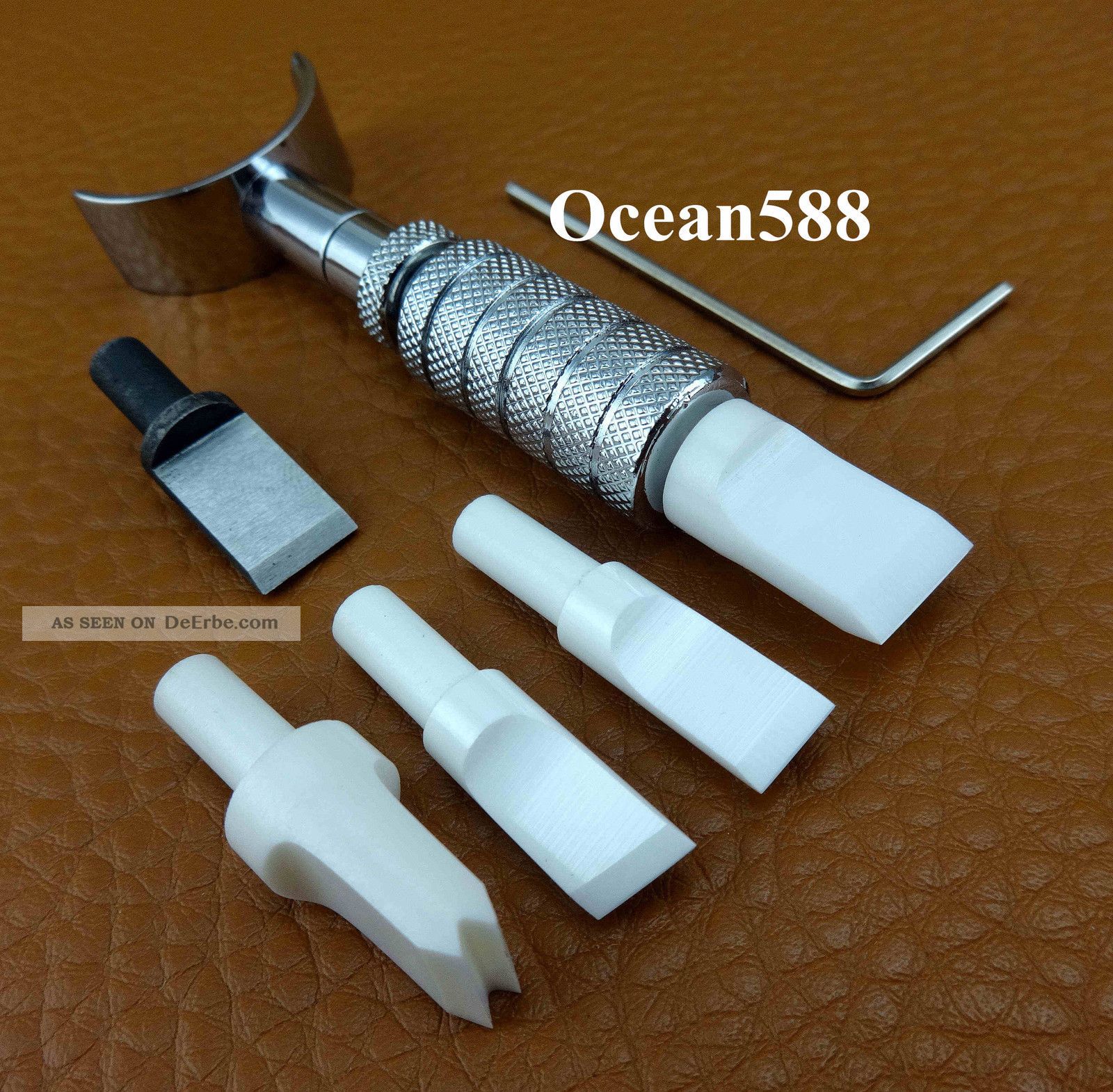 Leder Werkzeug Leather Craft Nano Ceramic Adjustable Swivel Carving Cutter Tool Sattler Bild