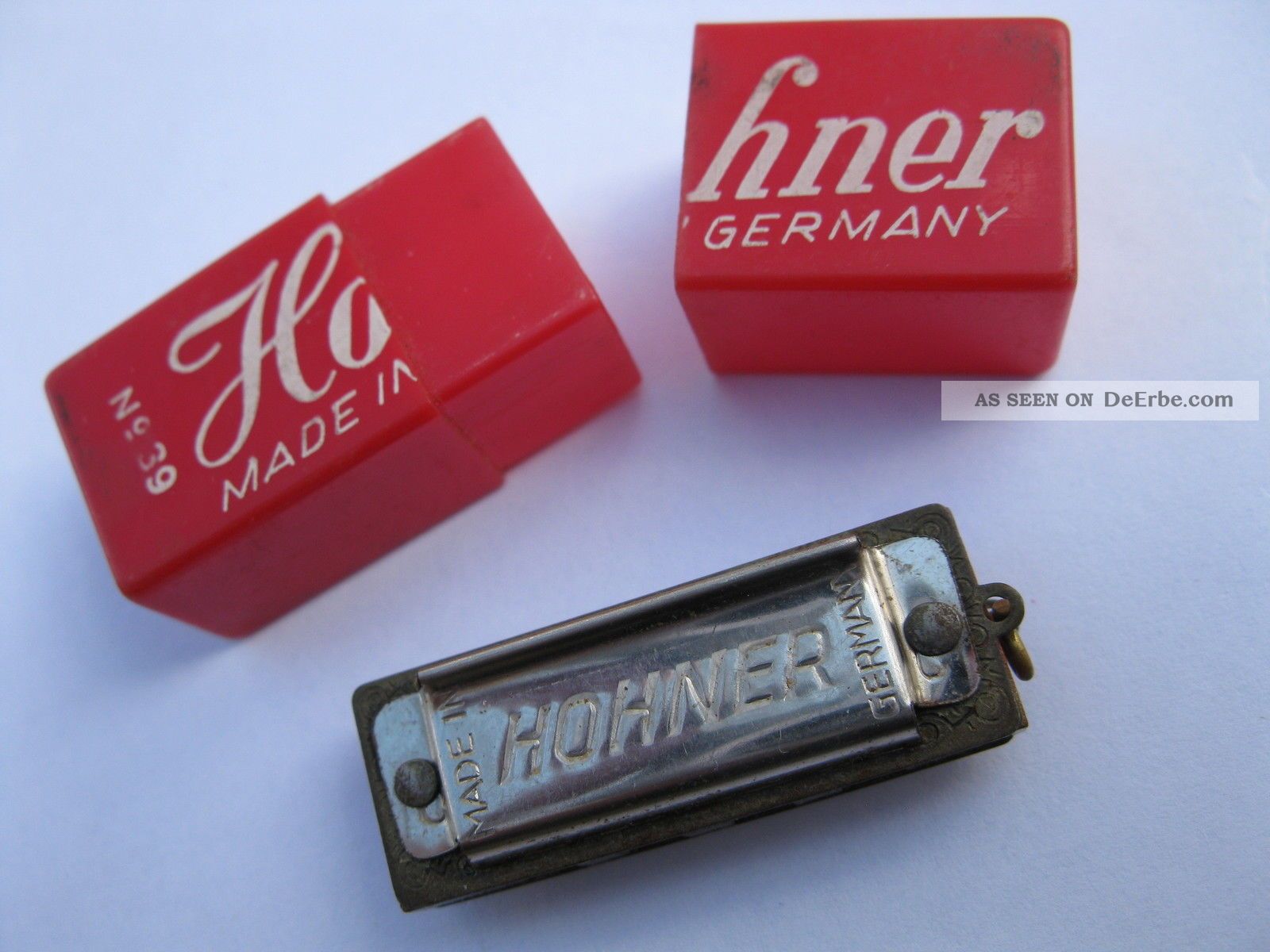 Hohner Mundharmonika Nr.  39 - Mini,  Little Lady,  Made In Germany,  Keine Neuware Blasinstrumente Bild