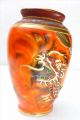 1 Schöne Alte Japan Emaille Cloisonné Vase Unbeschädigt 9,  5cm Hoch U Signiert Entstehungszeit nach 1945 Bild 3