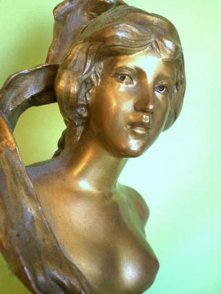 Kowalczewski - Bronze Sculpture - Young Girl - Art Nouveau Bild