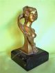 Kowalczewski - Bronze Sculpture - Young Girl - Art Nouveau Bronze Bild 1