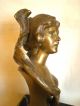 Kowalczewski - Bronze Sculpture - Young Girl - Art Nouveau Bronze Bild 2