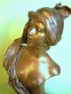 Kowalczewski - Bronze Sculpture - Young Girl - Art Nouveau Bronze Bild 7