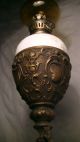 Schöne,  Alte Petroleum Lampe Öl Leuchte 42 Cm,  Figur,  Figürlich,  Frau,  Antik Antike Bild 3