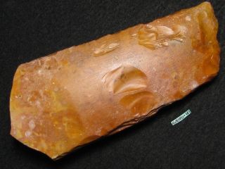 5400j.  A: Tolles Steinbeil 156mm Steinzeit Neolithikum Silex Megalithgrab Kultur Bild