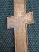 Altes - Orthodox - Kreuz - Messing Skulpturen & Kruzifixe Bild 3