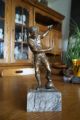 Metall Figur Fussballspieler Bronze? Skulptur Statue Büste Sculpture Bust 1900-1949 Bild 7