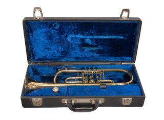 Traumhafte Trompete Konzerttrompete Mit Drehventilen Markneukirchen Export 1970 Bild