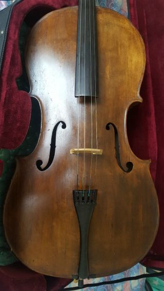Schönes Altes Antike Englisch Cello - Benjamin Banks Bild