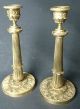 Antikes Paar Empire Bronze Kandelaber Kerzenleuchter Um 1830 Antike Originale vor 1945 Bild 2