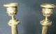 Antikes Paar Empire Bronze Kandelaber Kerzenleuchter Um 1830 Antike Originale vor 1945 Bild 4