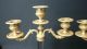 Antikes Paar Empire Stil Bronze Kristall Kandelaber Kerzenleuchter Um 1870 Antike Originale vor 1945 Bild 5