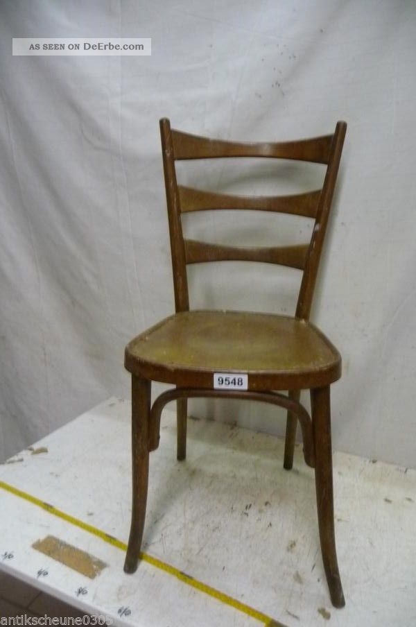 9548.  Alter Bugholz Stuhl Old Wooden Chair Stühle Bild