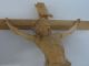 93cm Holzkreuz Kruzifix Jesus Christus Handgeschnitzt Jesuskreuz Inri Wandkreuz Skulpturen & Kruzifixe Bild 1