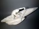 Alte Art Deco Figur Kanute Kanufahrer Keramik Skulptur 1930 Antik Boot Sportler 1920-1949, Art Déco Bild 5