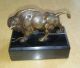 Bronze Skulptur Bison Bronze Bild 1