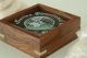 Kompass Aus Messing In Holzbox Antikoptik Box Nautik Instrument Maritim 1258 Technik & Instrumente Bild 3