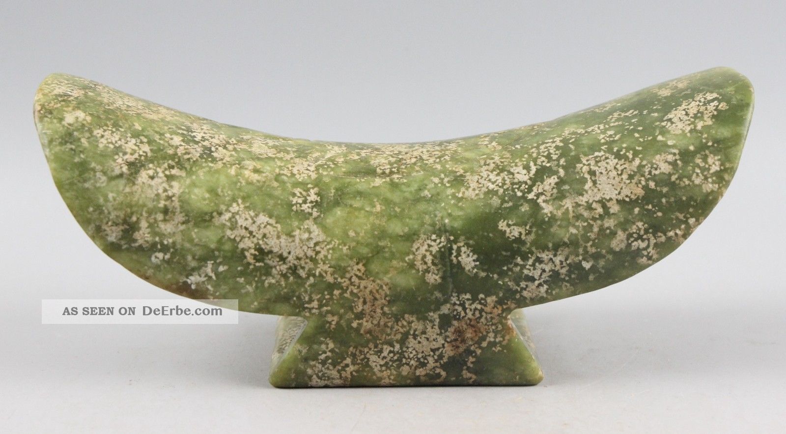 Chinese Jade Pillow Statue Long 20. 7cm