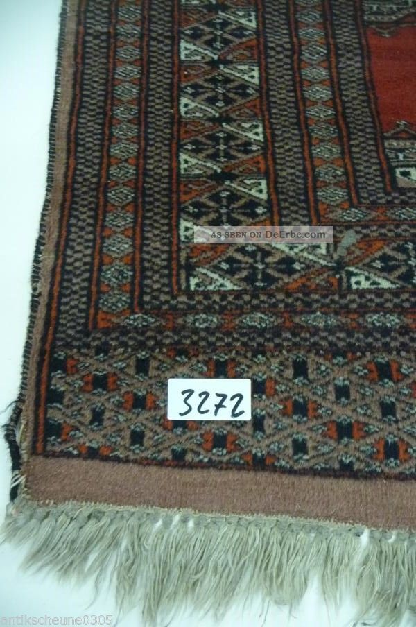 3272.  Schöner Alter Teppich Läufer Handarbeit Teppiche & Flachgewebe Bild