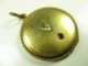 Jugendstil Medaillon Double Gold Rubin Um1900 Boheme Medallion,  8 N4 Schmuck nach Epochen Bild 1