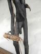 Holzfigur Schwarzer Mann Erotisch Antik Jäger Sammler Nackt Geschnitzt 93cm Hoch Afrika Bild 10