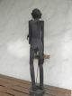 Holzfigur Schwarzer Mann Erotisch Antik Jäger Sammler Nackt Geschnitzt 93cm Hoch Afrika Bild 5