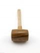 Japanischer Holzhammer / Punzierhammer,  Ca.  240g - Craft Japan Sattler Bild 2